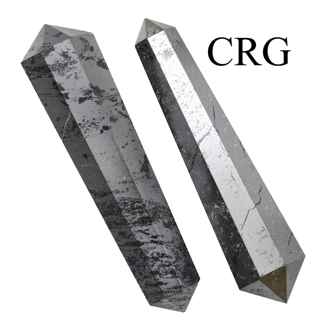 QTY 1 - Hematite Double Terminated Point / 3 - 5" AVGCrystal River Gems