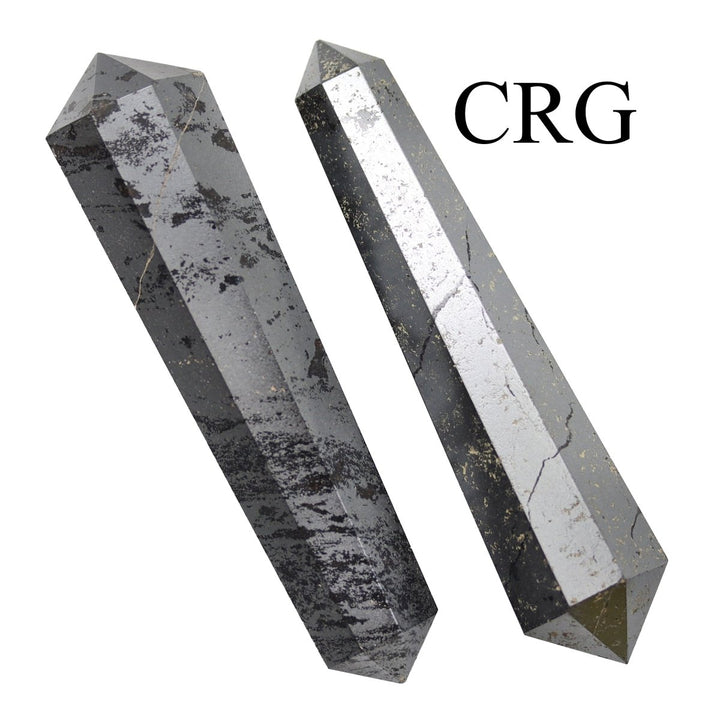 QTY 1 - Hematite Double Terminated Point / 3 - 5" AVGCrystal River Gems