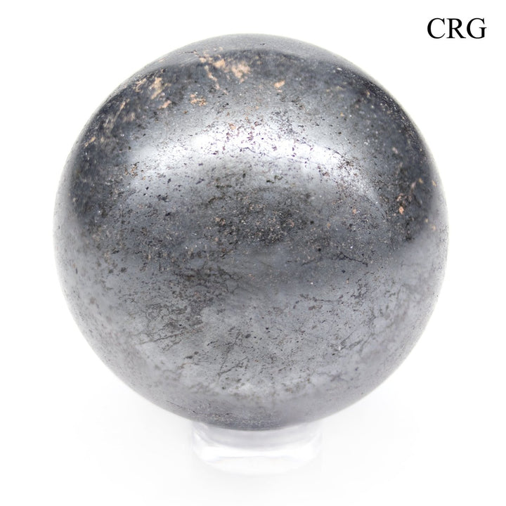 QTY 1 - Hematite Gemstone Sphere / 40 - 50mm AVGCrystal River Gems