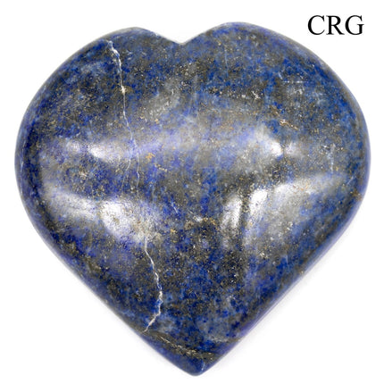 QTY 1 - Lapis Lazuli Puffy Heart / 2-4" AVG