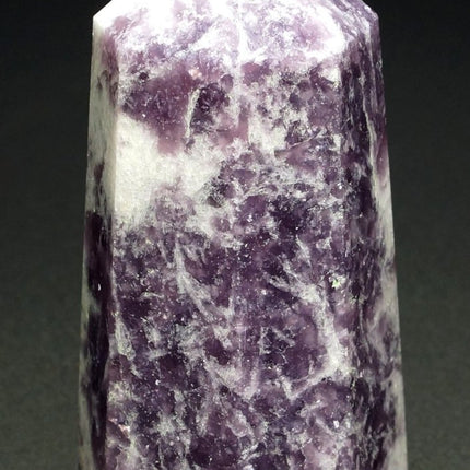 QTY 1 - Lepidolite Thick Point / 2.5" AVG - Crystal River Gems