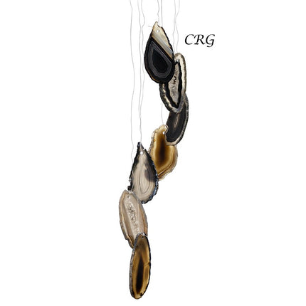 QTY 1 - Natural Agate Wind Chime / Small - Crystal River Gems