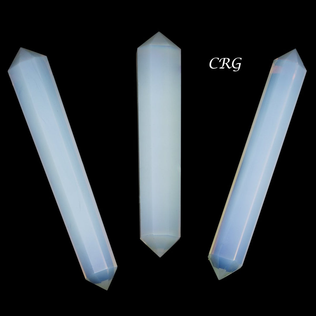 QTY 1 - Opalite Double Pointed Wand / 4-5" Avg