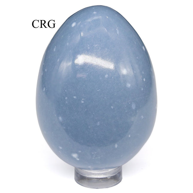 QTY 1 - Peru Angelite Egg / 35-55 MM AVG - Crystal River Gems