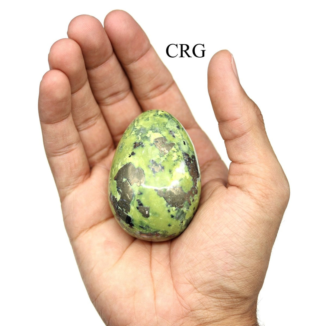 QTY 1 - Peru Serpentine Egg / 45-55mm