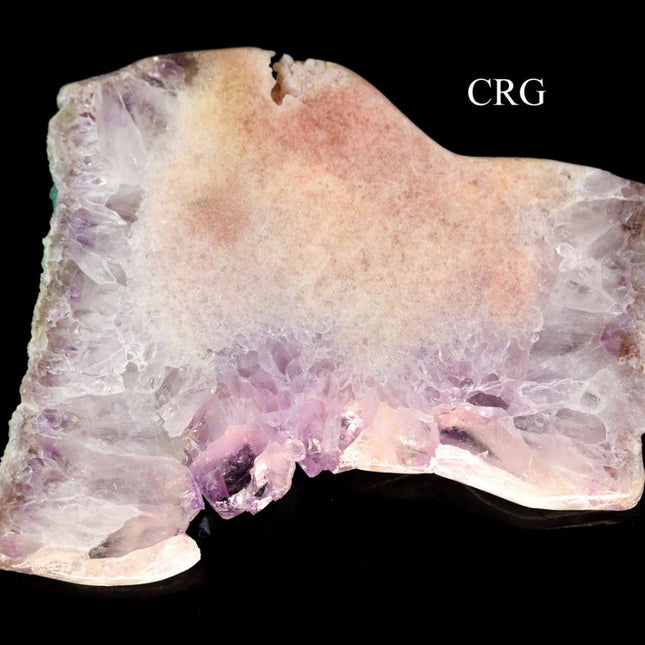 QTY 1 - Pink Amethyst Thick Slab / 1.5-2 Kg Avg - Crystal River Gems