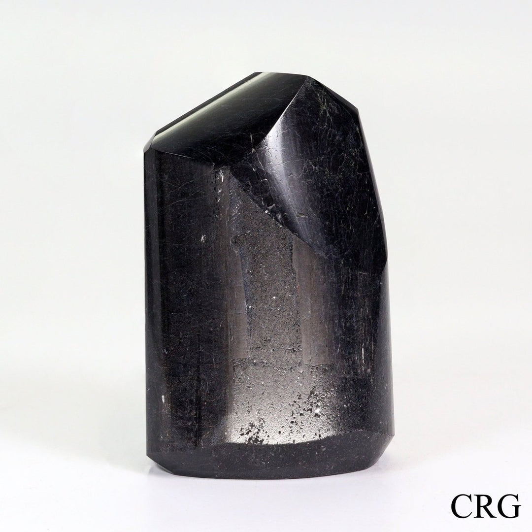 QTY 1 - Polished Black Tourmaline Freeform Boulder / 2 - 4" AVGCrystal River Gems