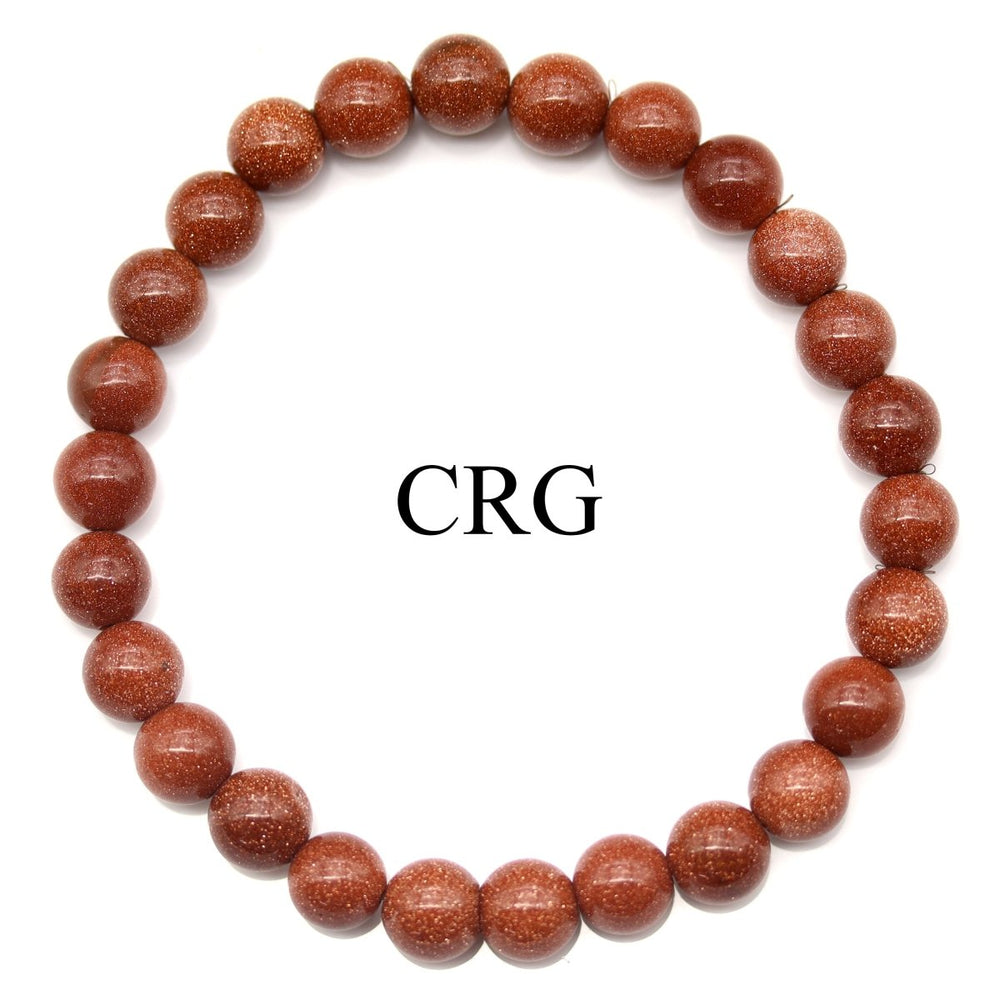 QTY 1 - Red Goldstone Stretch Bracelet / 8mm AVGCrystal River Gems
