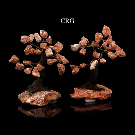 QTY 1 - Rough Orange Calcite Gemstone Tree / 4-5" AVG