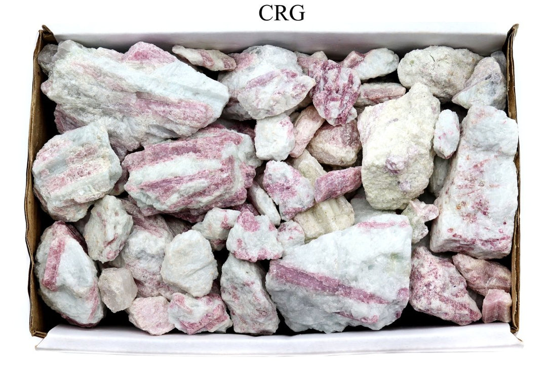 QTY 1 - Rubellite/Pink Tourmaline in Matrix Small Flat / 0.5-1.5" AVG
