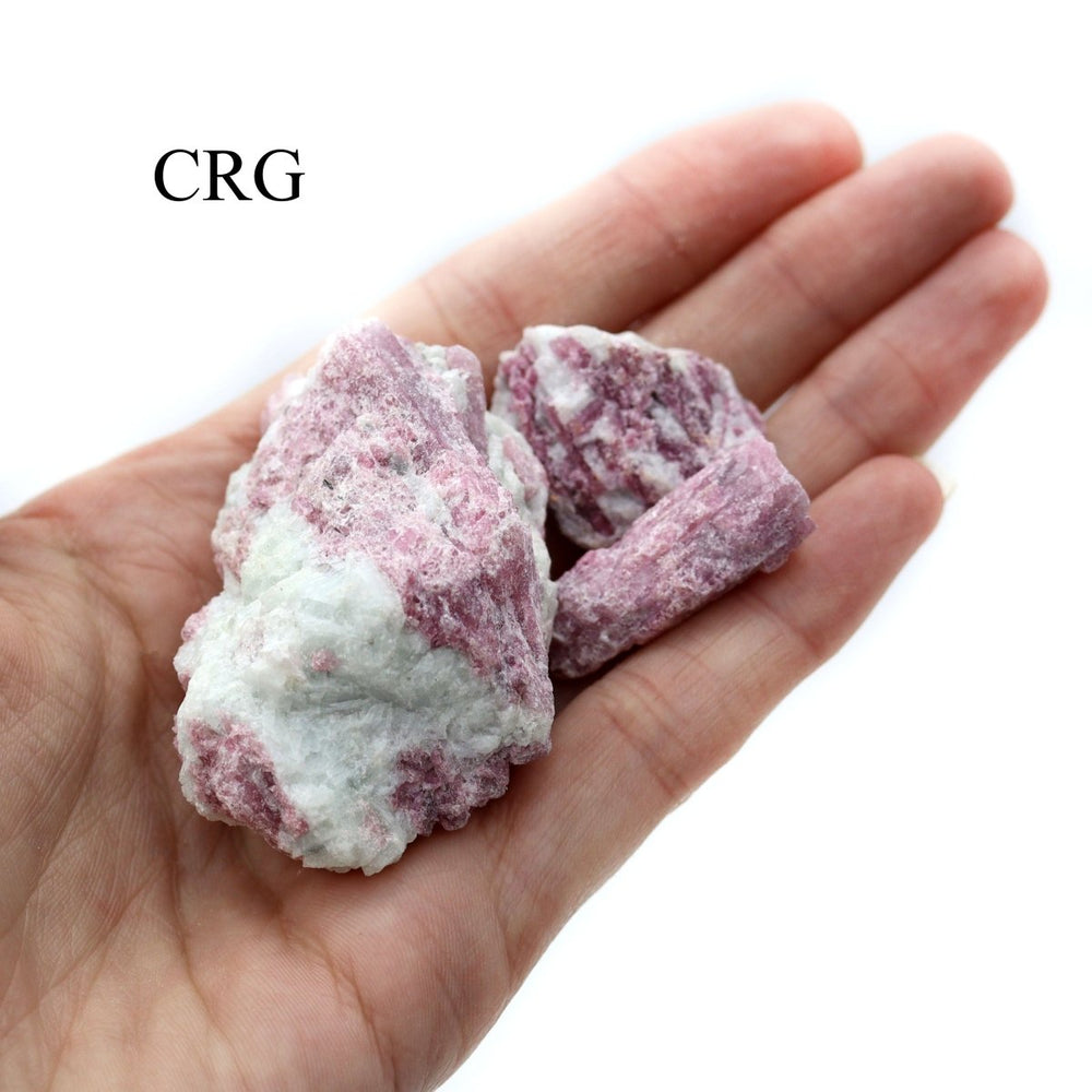 QTY 1 - Rubellite/Pink Tourmaline in Matrix Small Flat / 0.5-1.5" AVG