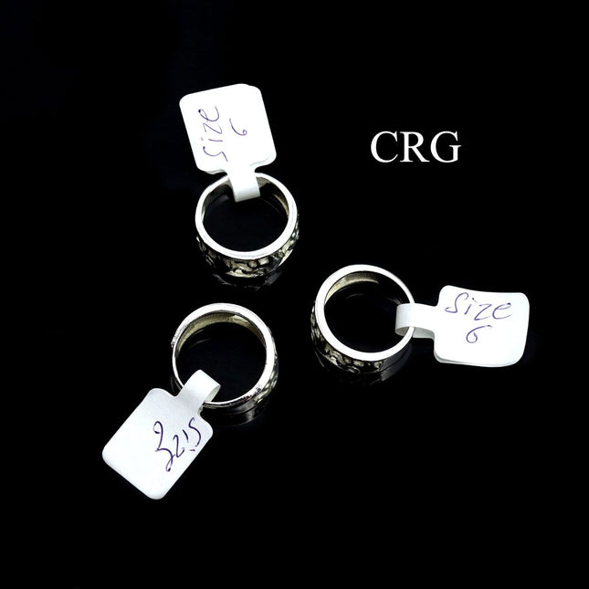 QTY 1 - Sterling Silver 925 Ring w/ Elephants / 3.5g avg. - Crystal River Gems