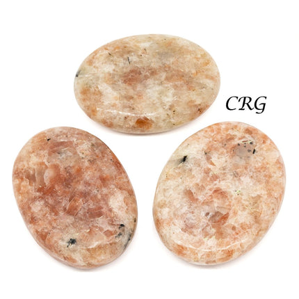 QTY 1 - Sunstone Palm Stone / 2" Avg - Crystal River Gems