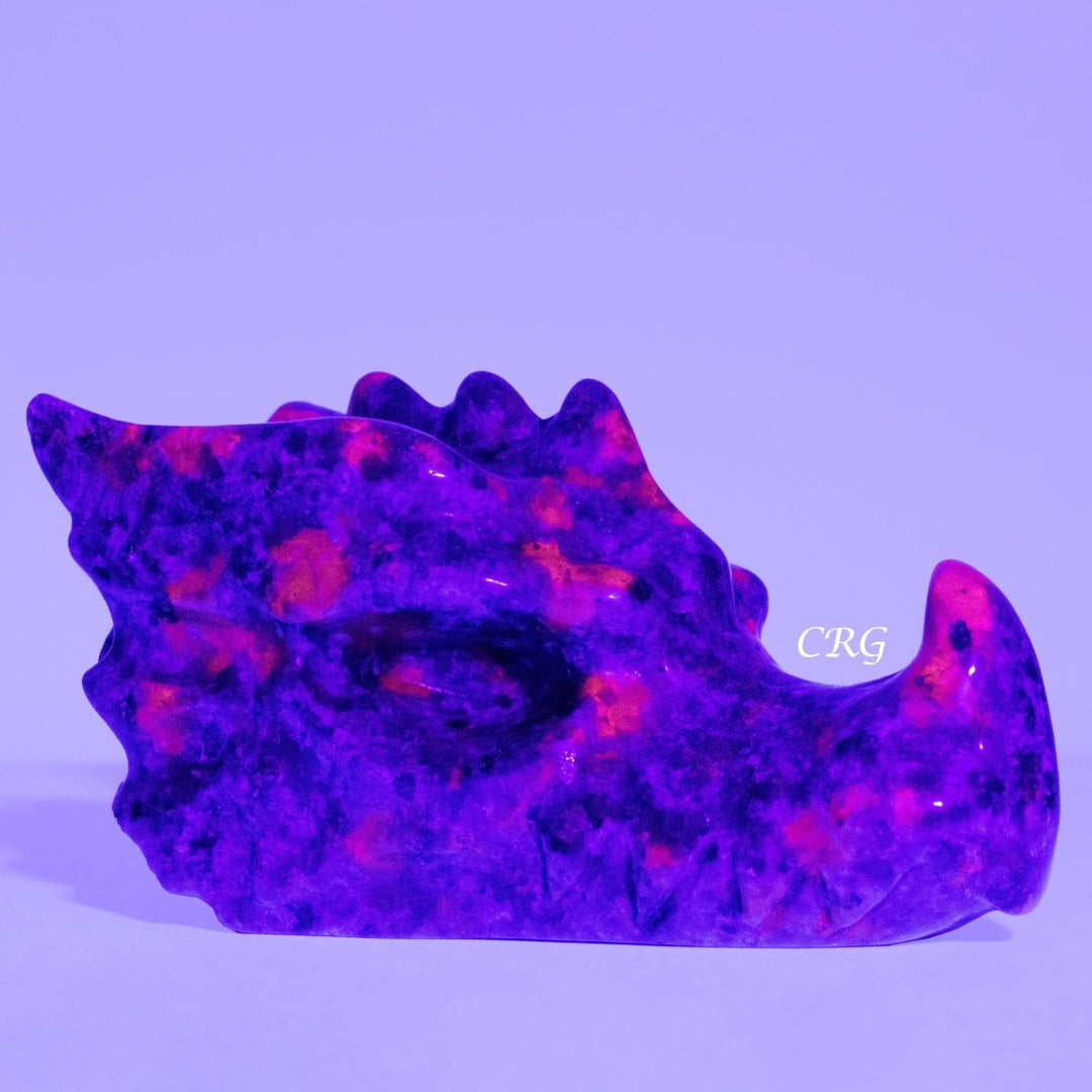 Qty 1 - Syenite Dragon HeadCrystal River Gems