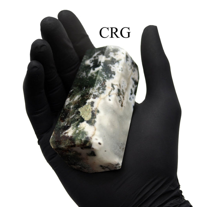 QTY 1 - Tree Agate Point from India / 3-5" Avg