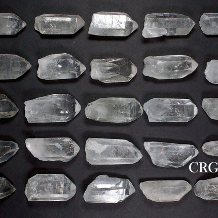 Quartz Crystals Sheet (25 Pieces) Size 4 to 6 cm Bulk Wholesale Lot Natural Crystals