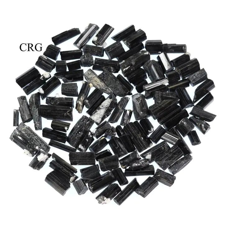 Raw Black Tourmaline Crystals (25g Lot) (Extra Quality)Crystal River Gems