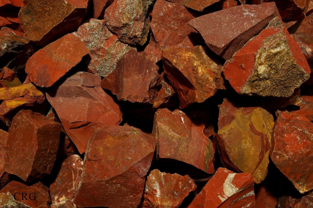Red Jasper Rough (Size 1 to 2 Inches) Bulk Wholesale Lot Crystal