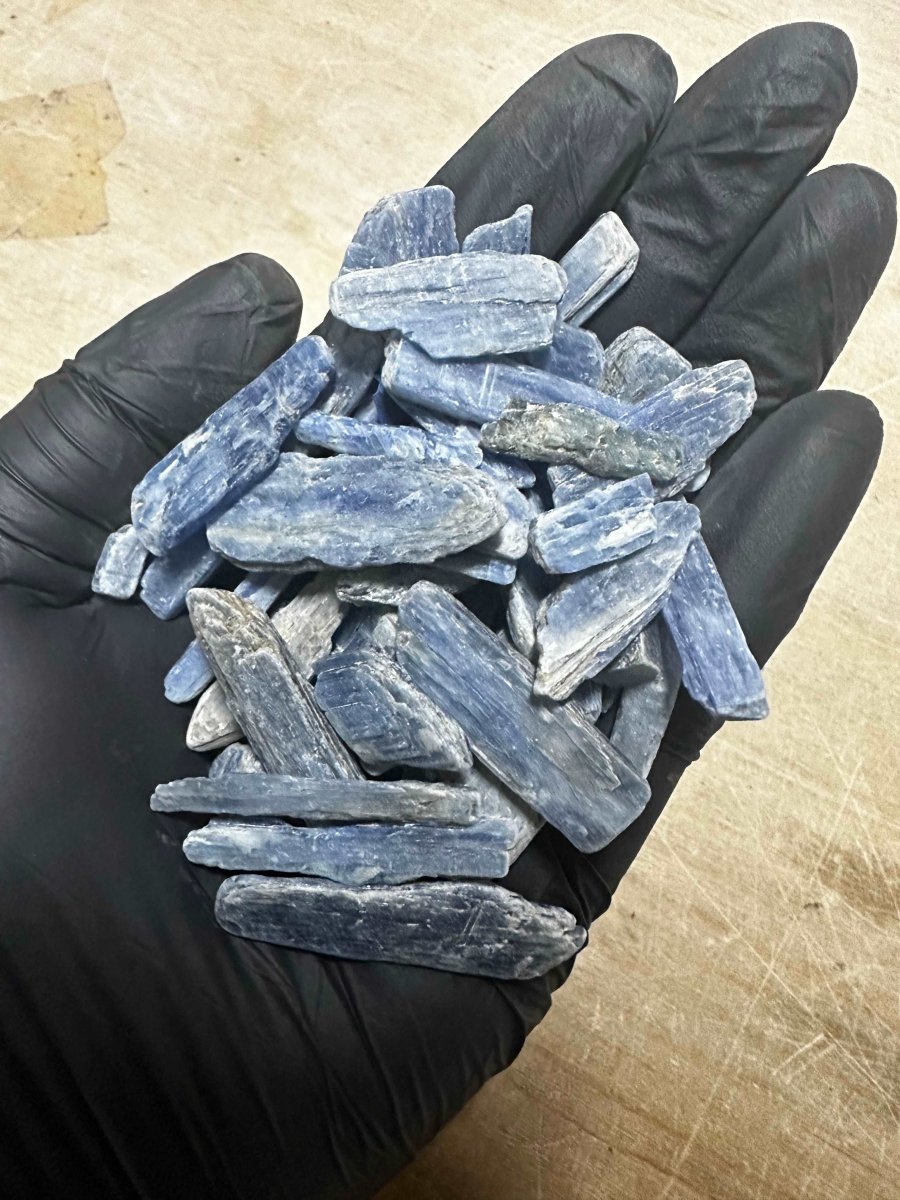 Rough Blue Kyanite Blades / 1 - 3" AVG - 1 KILO LOTCrystal River Gems