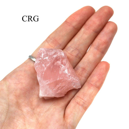 Rough Brazil Rose Quartz: Choose How Many Pieces Wholesale Raw Crystals Minerals Gemstones - Crystal River Gems