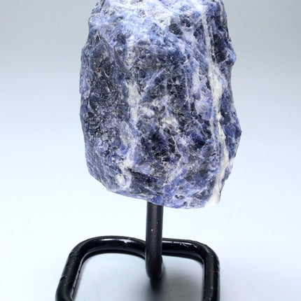 Rough Sodalite Specimen on Metal Stand / 4-5" AVG - Crystal River Gems