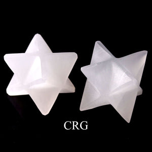 Selenite Merkaba Star 2 to 3 inch