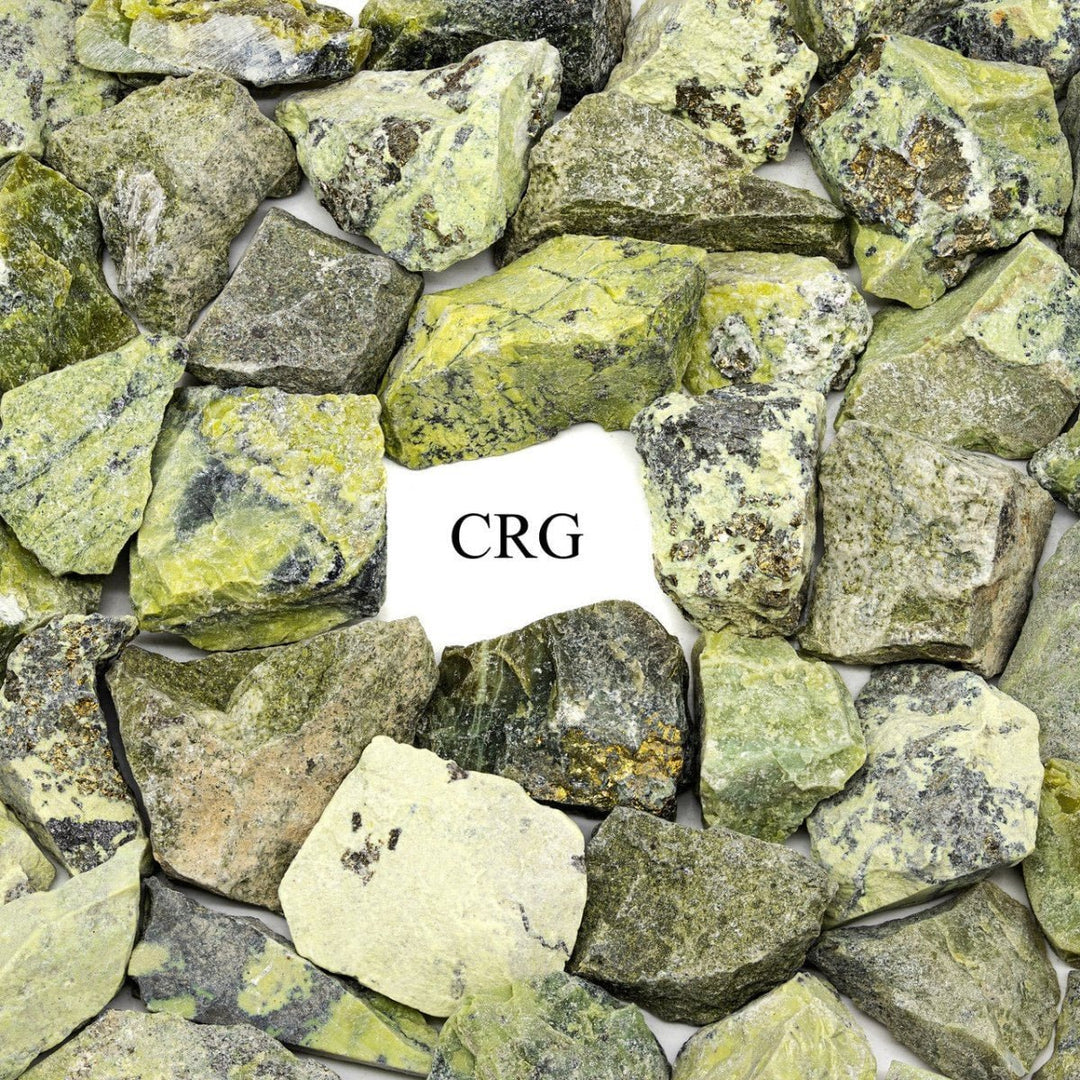 Serpentine Rough Pieces (Size 1.5 to 2.5 Inches) Crystals Minerals Gemstones