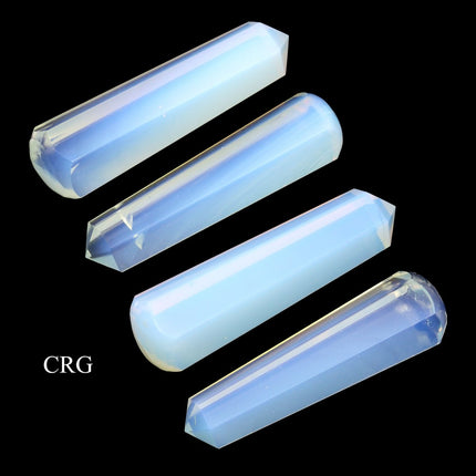 SET OF 4 - Opalite Wand with Smooth Round End / 2" AVG - Crystal River Gems