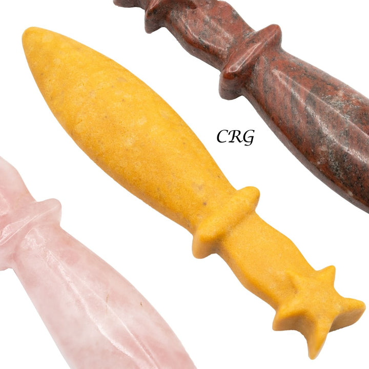 Set of 5 Crystal Knife CarvingCrystal River Gems