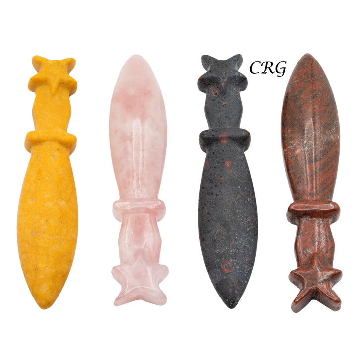 Set of 5 Crystal Knife CarvingCrystal River Gems