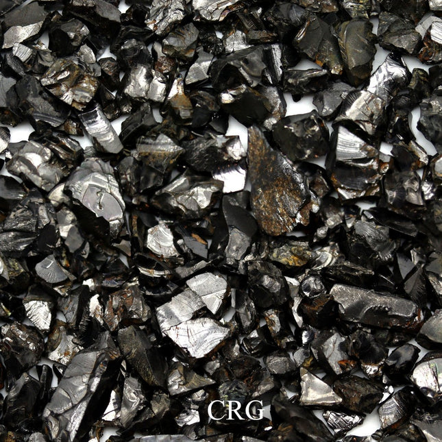 Shungite Small Elite Crystal (50 Grams) Size 0.5 to 1 Inch Raw Crystal Mineral Lot - Crystal River Gems