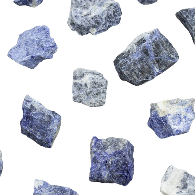 Sodalite Rough (Size 1 to 2 Inches) Bulk Wholesale Lot Raw Crystals Minerals Gemstones