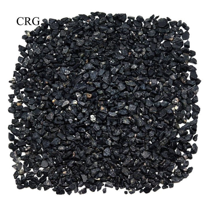 Tumbled Black Tourmaline Confetti Chips / 4-7mm AVG - 1 KILO LOT