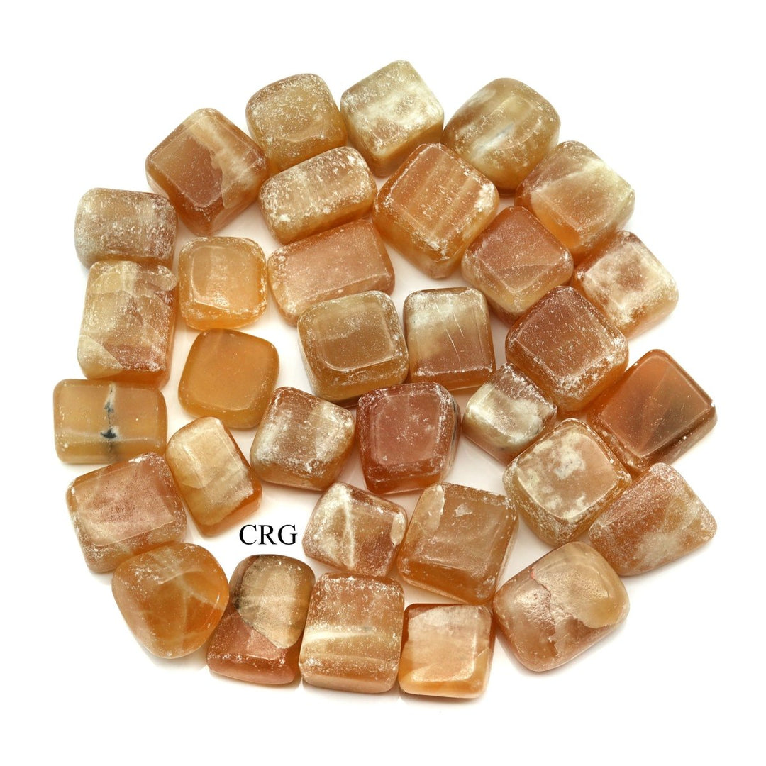 Tumbled Honey Calcite - 8 oz