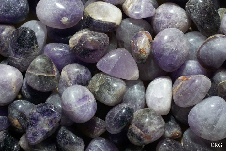 Tumbled Multicolor Amethyst / 20 - 40mm AVG - 1 KILO LOTCrystal River Gems